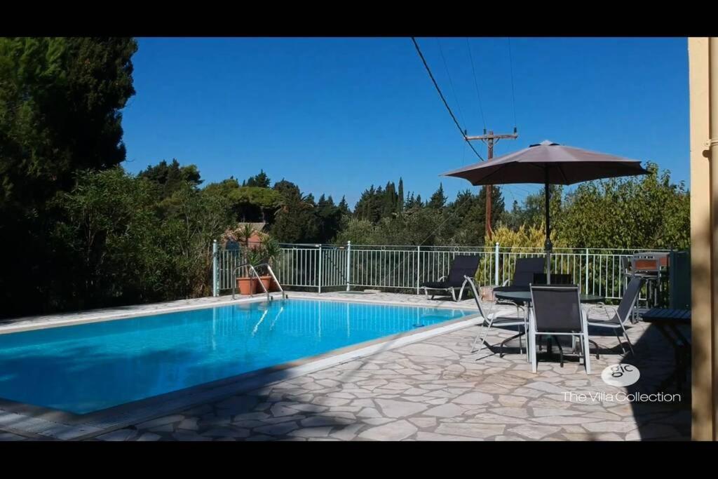 Gastouri Villa Pascalia With Heated Pool In October And Views Achílleion Dış mekan fotoğraf